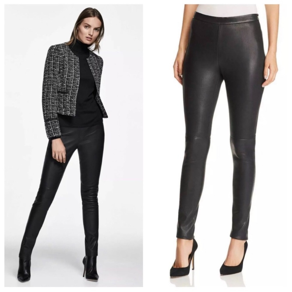 Hugo Boss Size 4 NWT Leather Pants Simounia